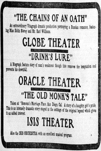 The Old Monk's Tale (1913) poster