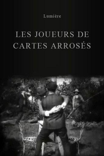 Joueurs de cartes arrosés (1896) poster