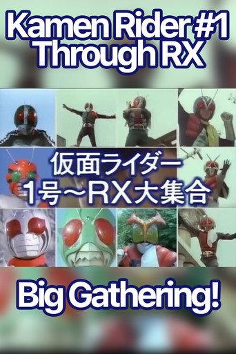 Kamen Rider 1 through RX: Big Gathering (1988) poster