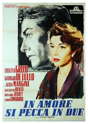 In amore si pecca in due (1954) poster