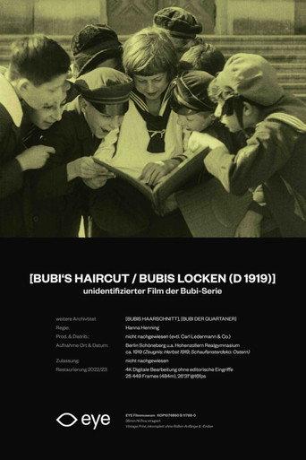 Bubi's Haircut (1919) poster