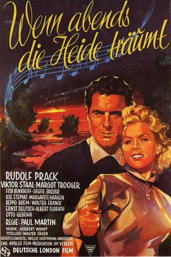 Wenn abends die Heide träumt (1952) poster
