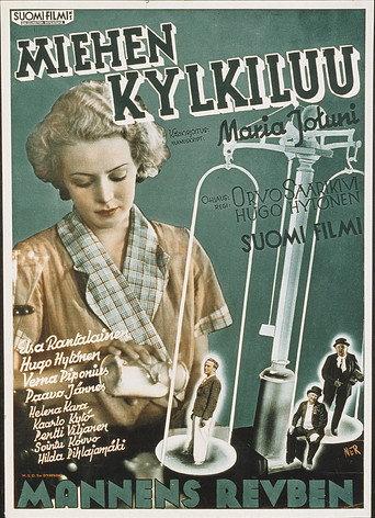 Miehen kylkiluu (1937) poster