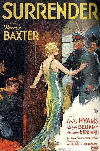 Surrender (1931) poster