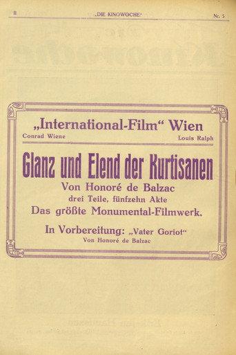 Glanz und Elend der Kurtisanen (1920) poster