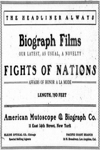 Fights of Nations (1907) poster