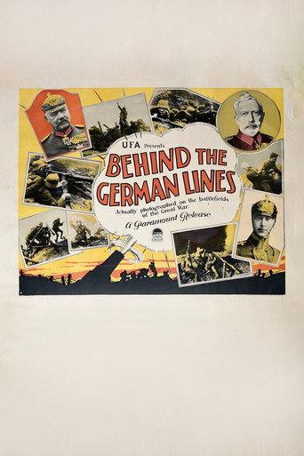 Behind the German Lines (1928) poster