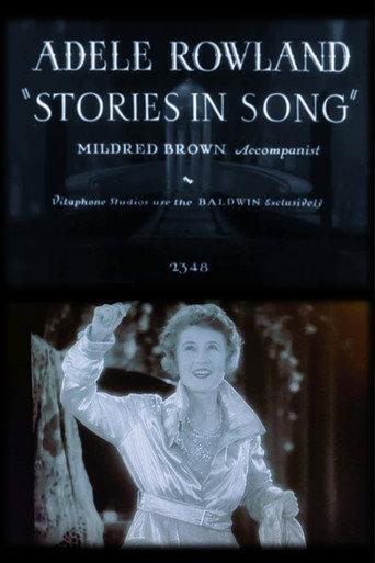 Stories in Song (1928) poster