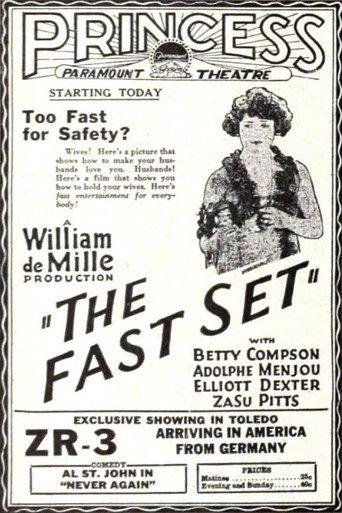 The Fast Set (1924) poster
