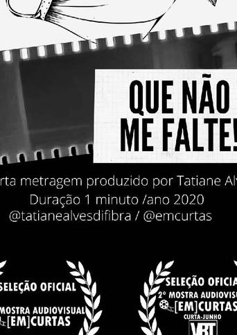 Que não me falte () poster