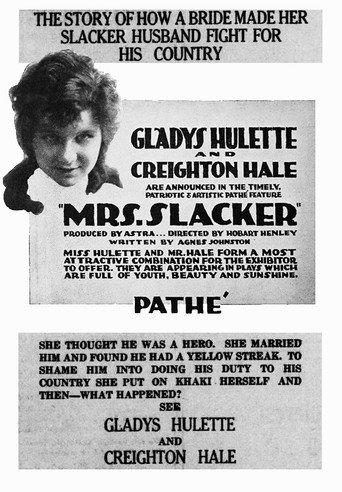 Mrs. Slacker (1918) poster