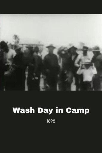 Wash Day in Camp (1898) poster