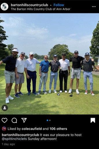 Sandbagger Invitational X with Cole Caufield and Trevor Zegras (2021) poster
