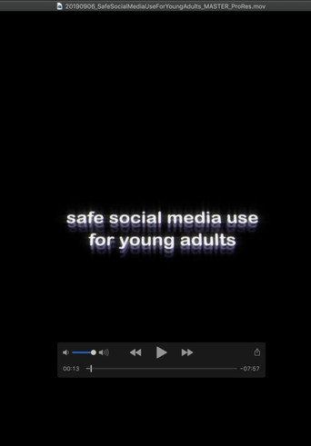 Safe Social Media Use for Young Adults () poster
