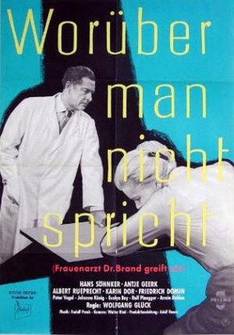 Worüber man nicht spricht (1958) poster