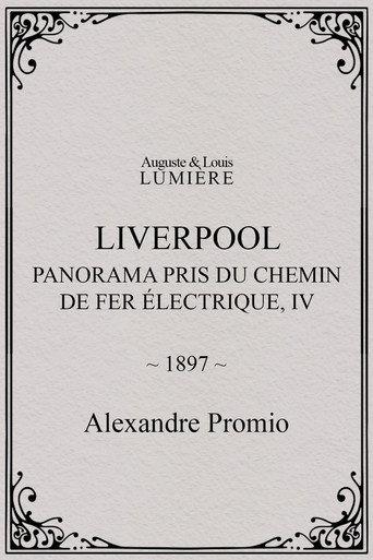 Liverpool, panorama pris du chemin de fer électrique, IV (1897) poster