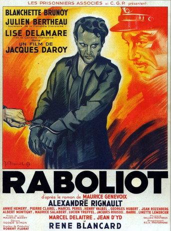 Raboliot (1946) poster