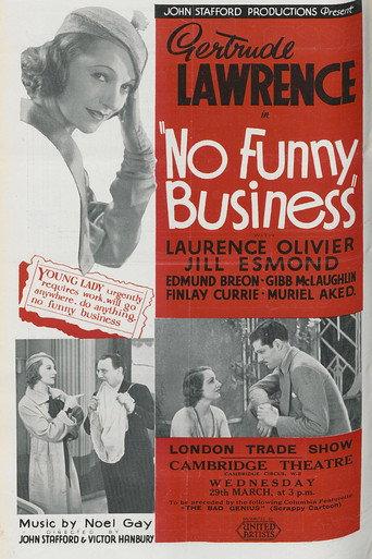 No Funny Business (1933) poster