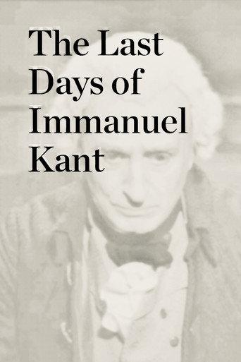 The Last Days of Immanuel Kant (1996) poster