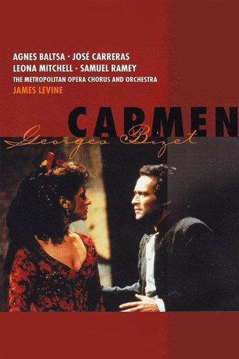 Bizet: Carmen - Agnes Baltsa, José Carreras, Samuel Ramey - Metropolitan Opera (1987) poster