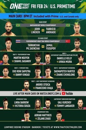ONE Fight Night 7: Lineker vs. Andrade II (2023) poster