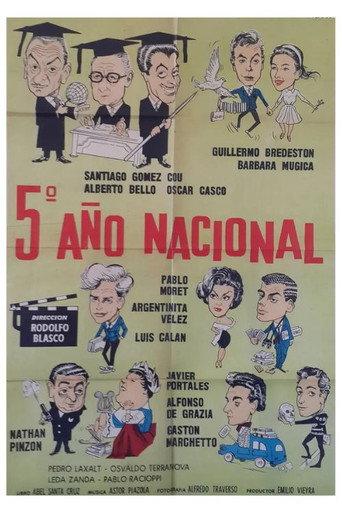 Last year of Nacional High School (1961) poster