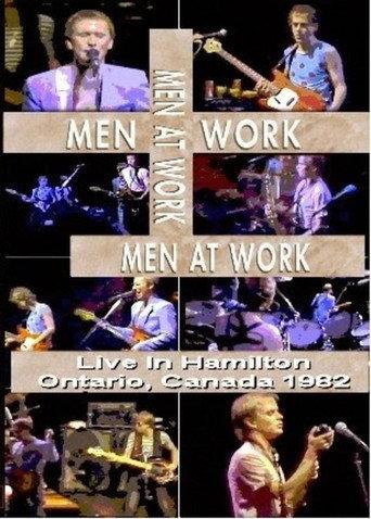 MEN AT WORK Live In Hamilton (1982) poster