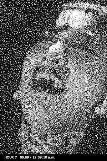 Optical De-dramatization Engine (O.D.E.) applied in 15-hour cycles to Ma-Xu Weibang's ‘Yeban gesheng’ (Song at Midnight), 1937 (2015) poster