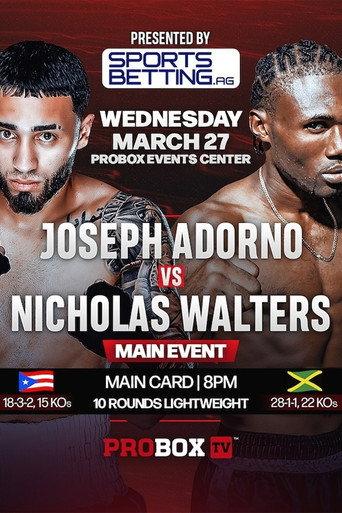 Joseph Adorno vs. Nicholas Walters (2024) poster