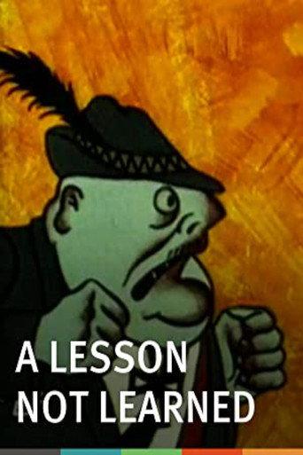 A Lesson Not Learned (1971) poster