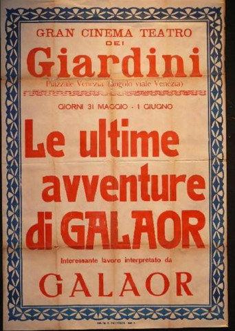 The Last Adventures of Galaor (1921) poster