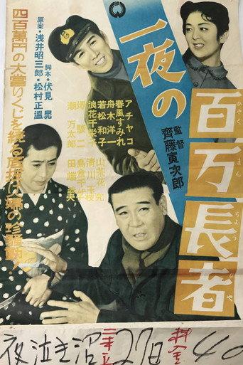 Ichiya no hyakuman chōja (1957) poster