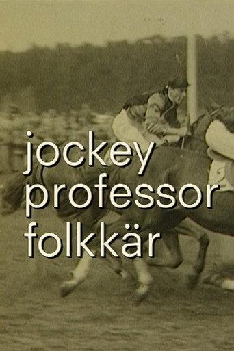 Jockey, professor och folkkär målare (1998) poster