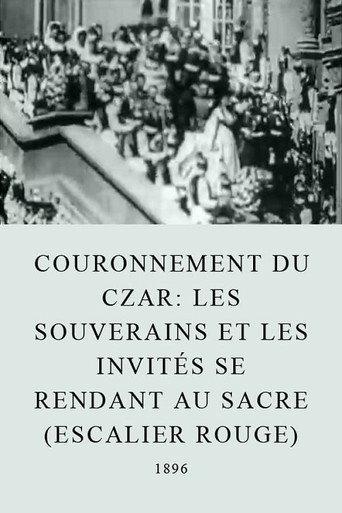 Les souverains et les invités se rendant au sacre (escalier rouge) (1896) poster