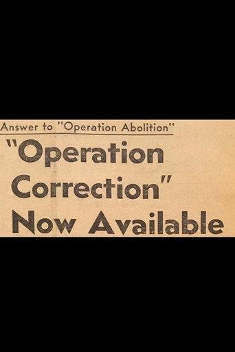 Operation Correction (1961) poster