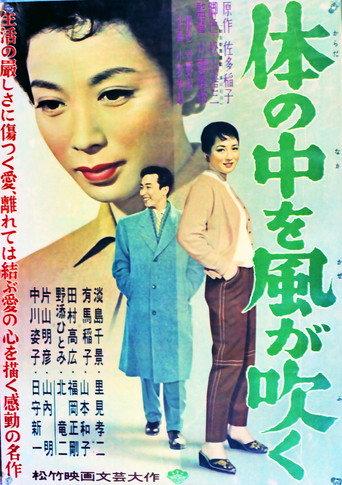Karada no naka o kaze ga fuku (1957) poster