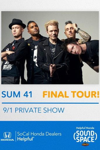 Sum 41 live in the Helpful Honda Sound Space at KROQ, Los Angeles, CA, USA (2024) poster