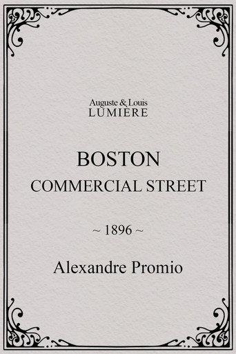 Boston, Commercial Street (1896) poster