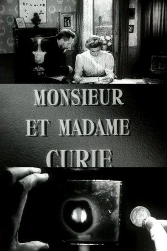 Monsieur and Madame Curie (1956) poster