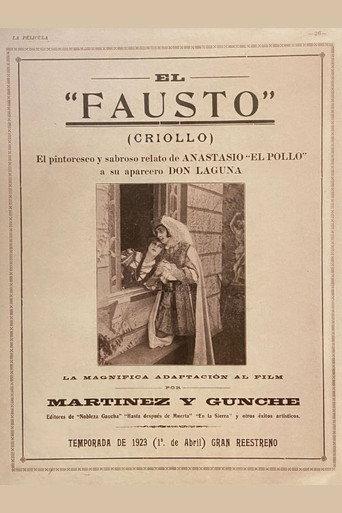 Fausto (1923) poster
