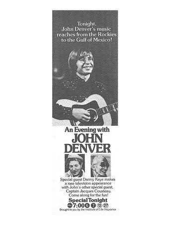 An Evening with John Denver (1975) poster