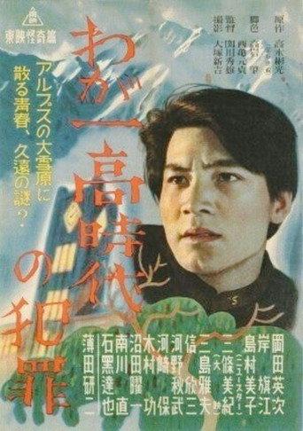 Waga ichidaka jidai no hanzai (1951) poster