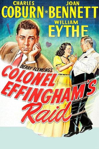 Colonel Effingham's Raid (1946) poster