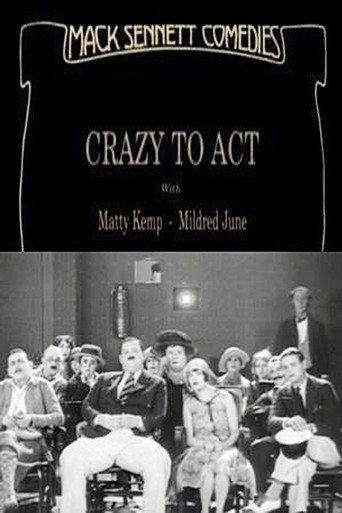 Crazy to Act (1927) poster