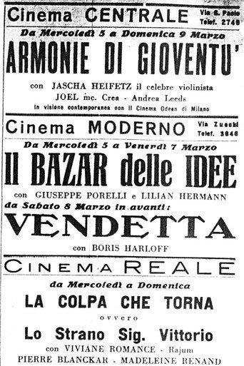 Il bazar delle idee (1940) poster