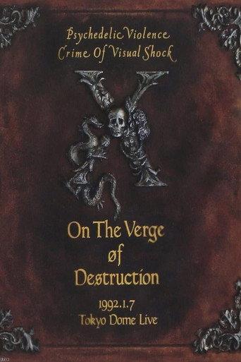X Japan - On the verge of destruction (1992) poster
