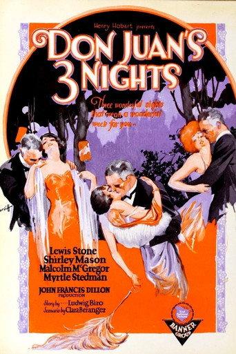 Don Juan's 3 Nights (1926) poster