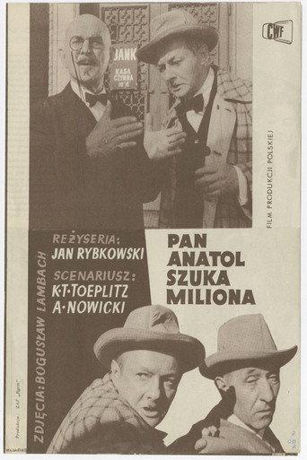 Pan Anatol szuka miliona (1959) poster