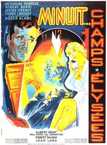 Minuit... Champs-Elysées (1954) poster