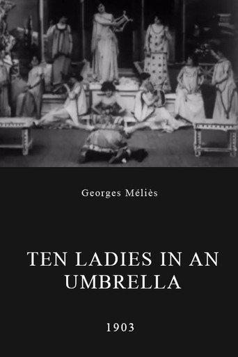 Ten Ladies in an Umbrella (1903) poster